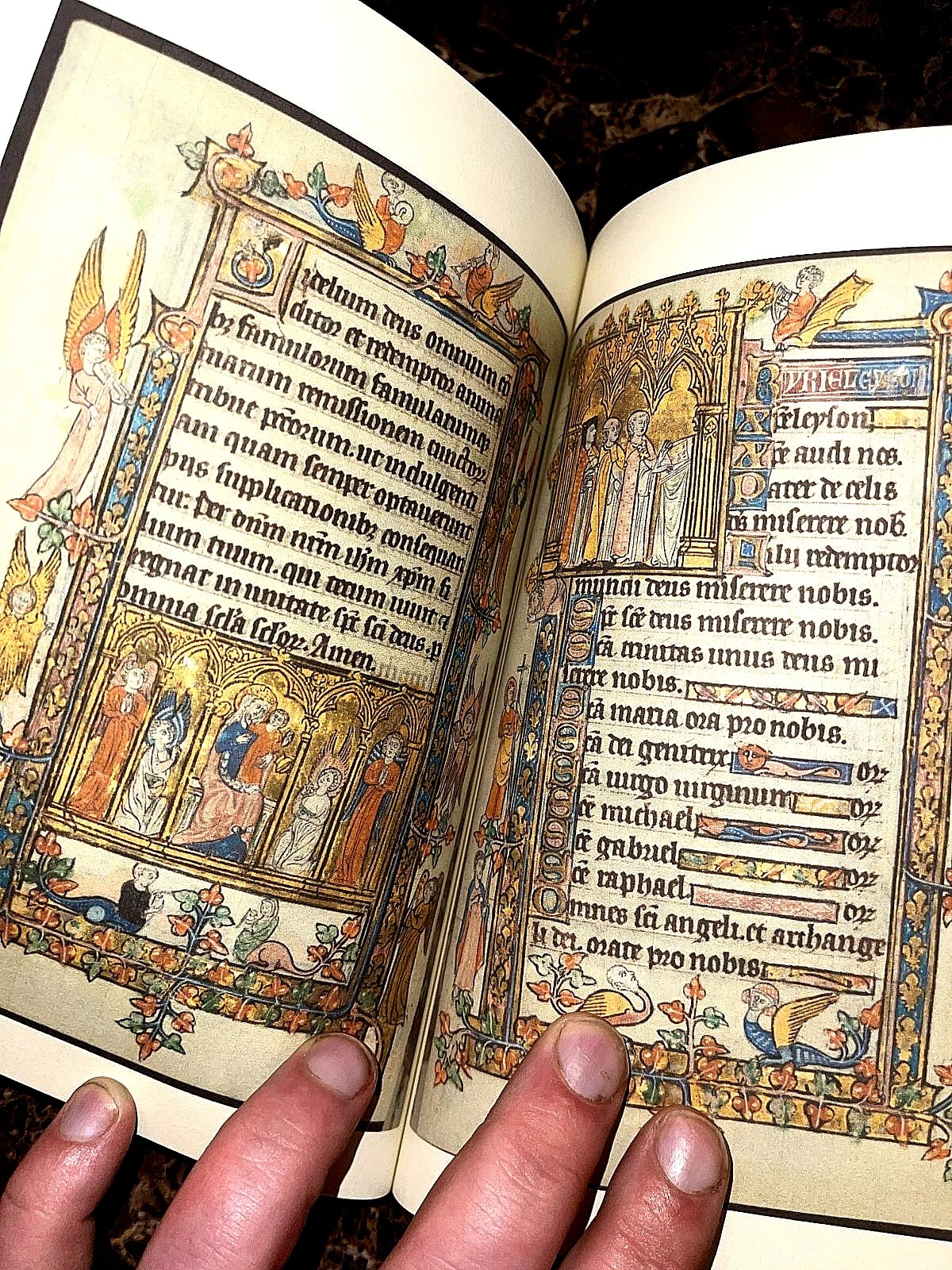 Book Of Hours 1300-1325 AD Color Facsimile (Beautifully Rare for so cheap) - Image 3
