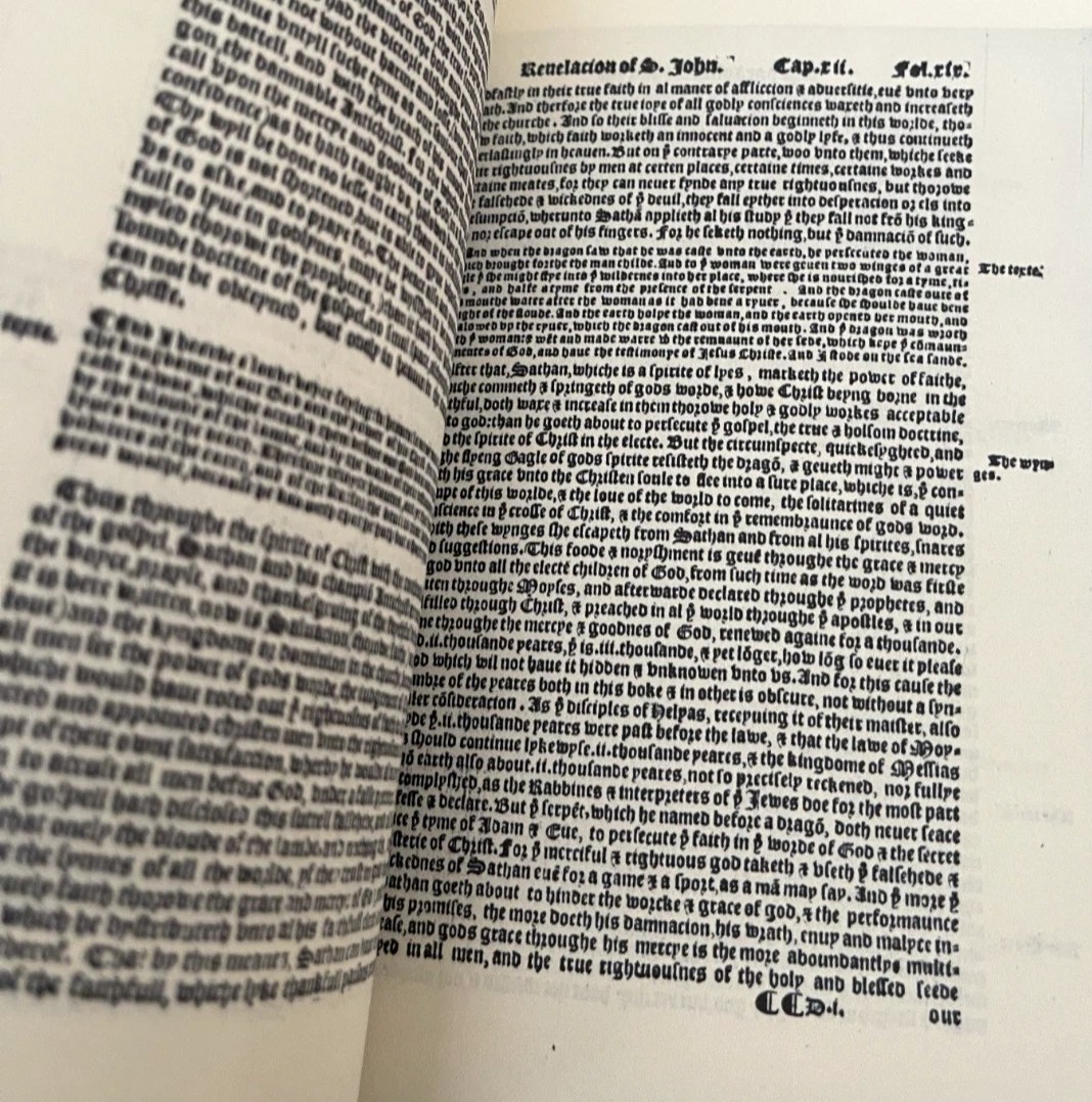 Erasmus' Commentary on Revelation 1549 (Facsimile 1st English Transl) - Image 7