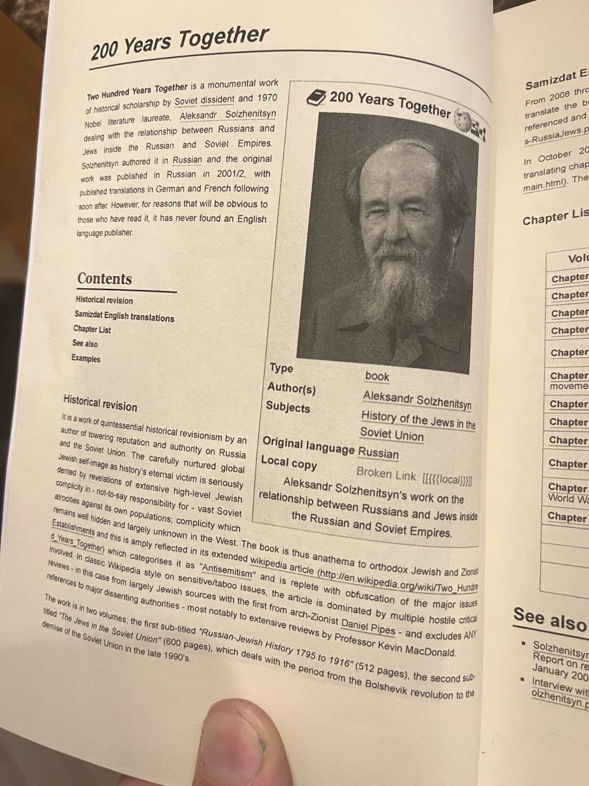 Aleksandr Solzhenitsyn SURVIVOR OF JEW DEATH CAMP (200 Years True Translation Set) - Image 21