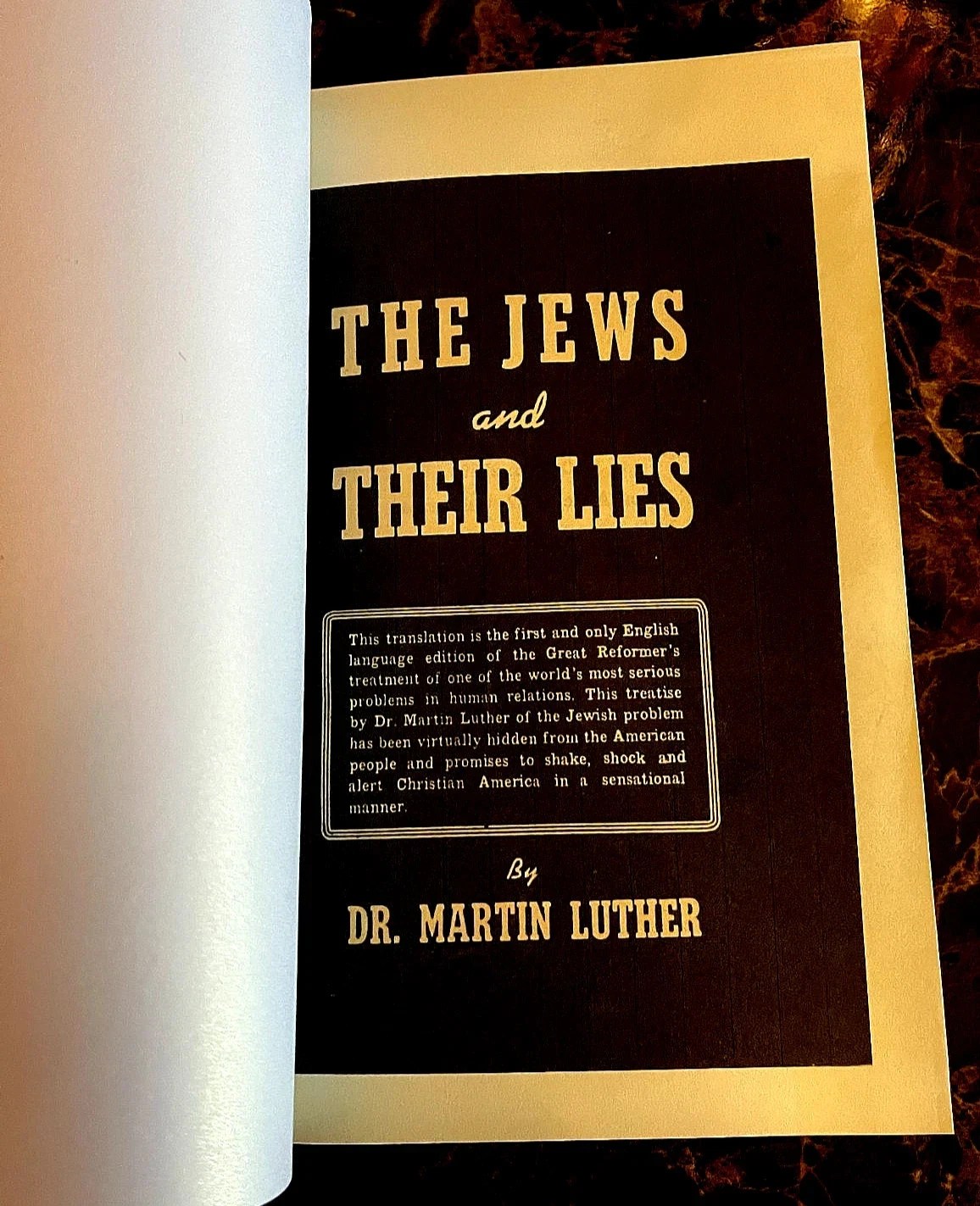 The Jews & their Lies by Martin Luther (1545) Facsimile of First English Translation - Image 2