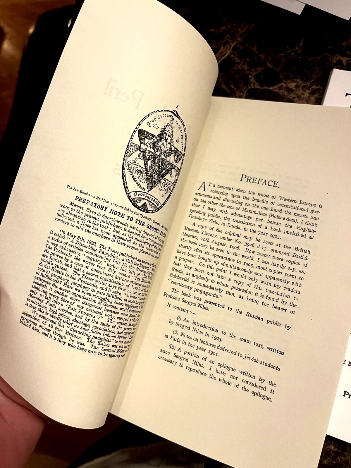 The Protocols of the Learned Elders of Zion 1920 (Facsimile) - Image 2