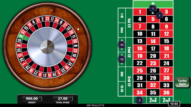receive 20p Roulette Casino monthly bonus promotional banner
