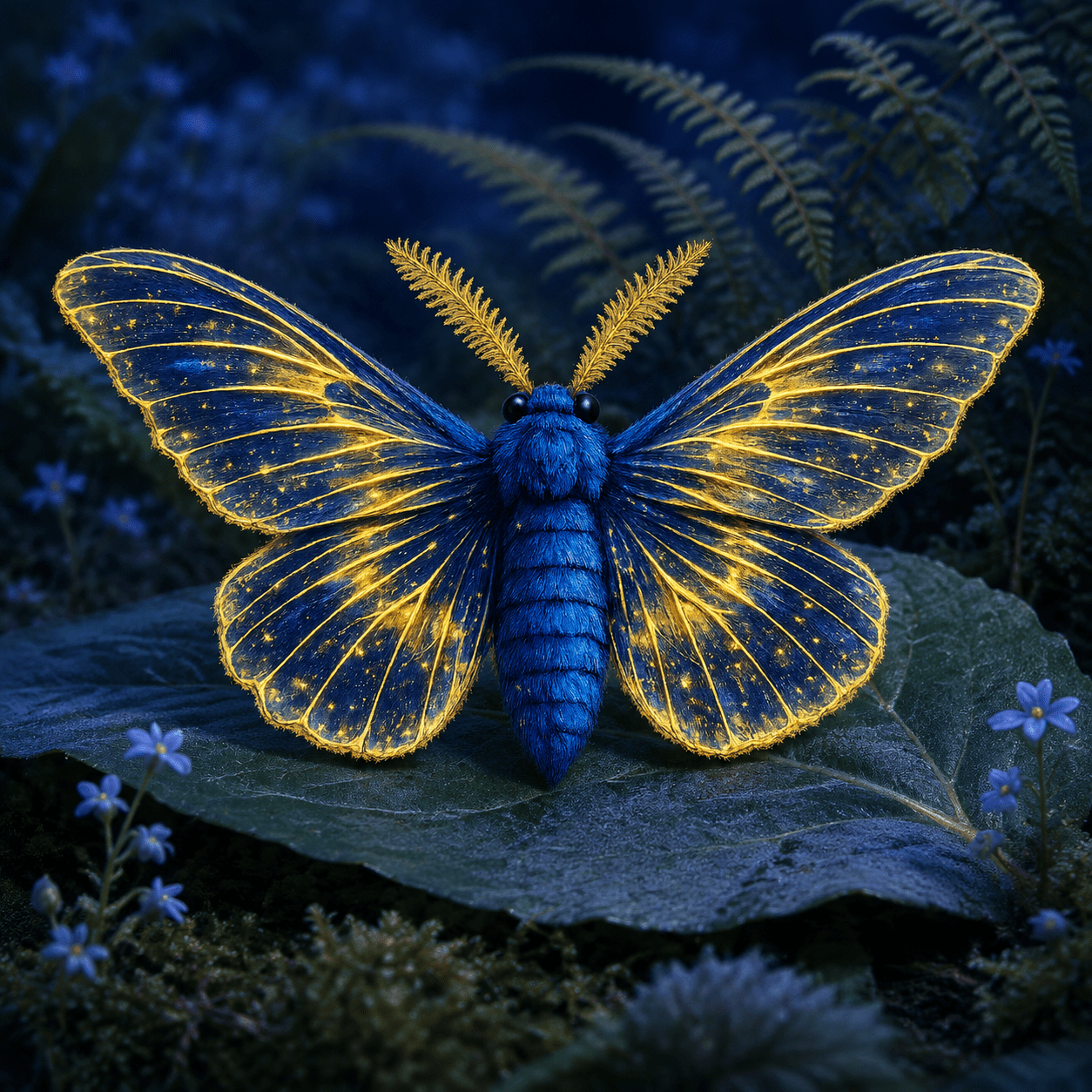 canary ribbed moth