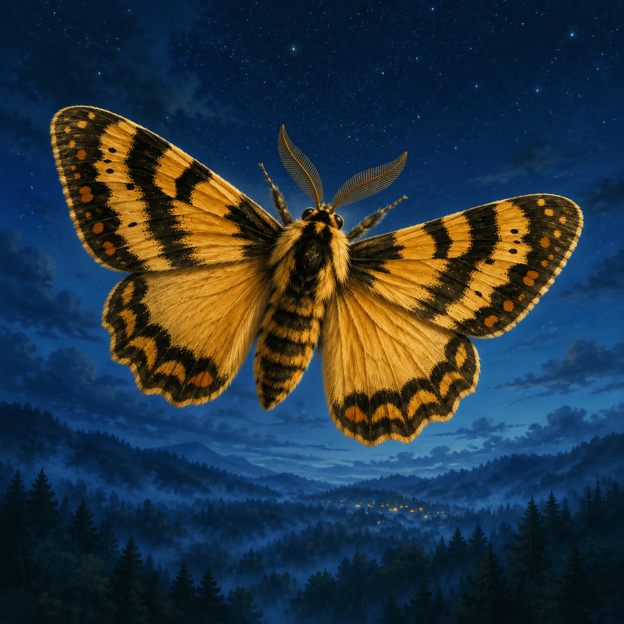 Tiger Stripe Moth