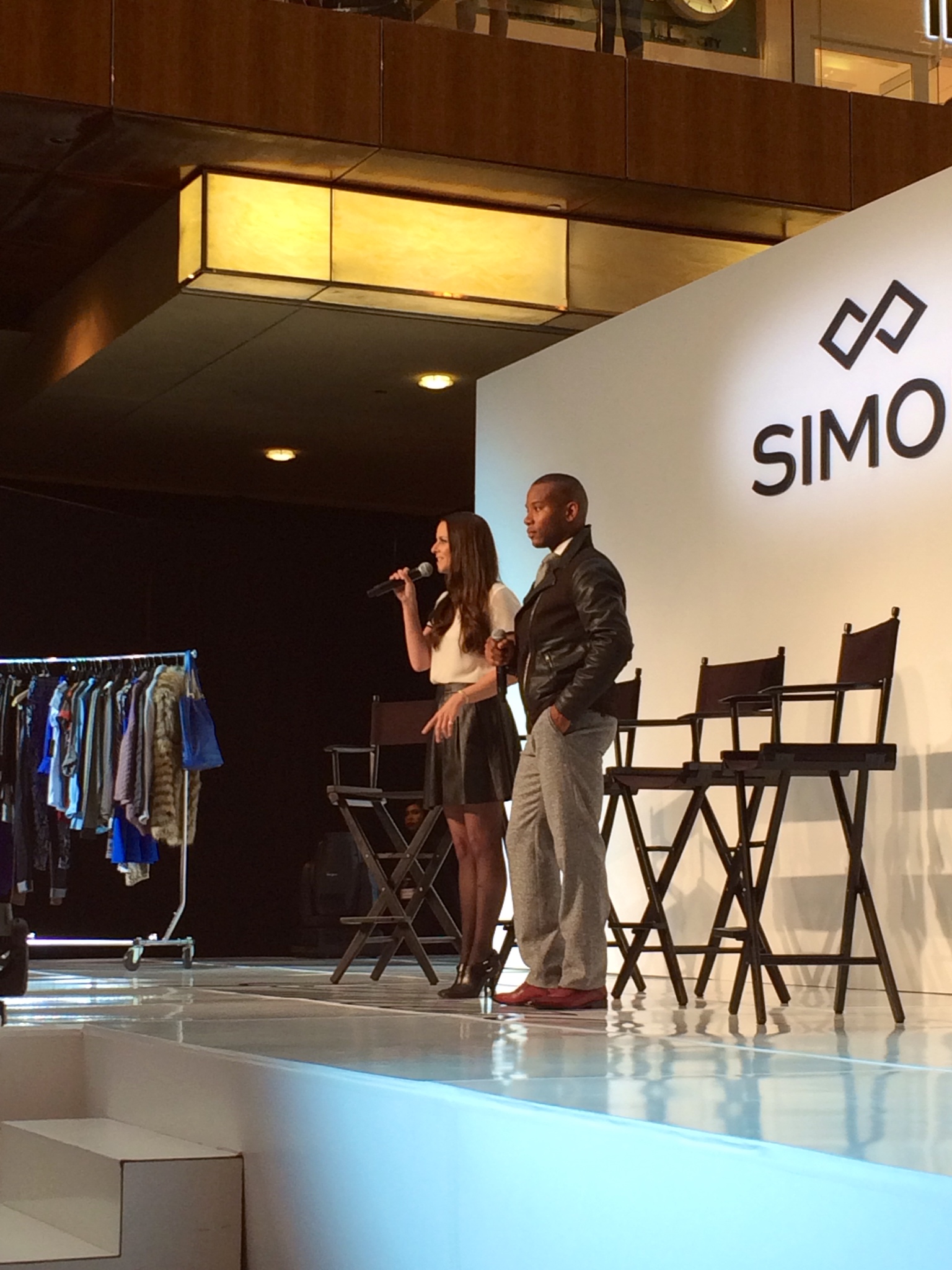 Glamour Magazine's Kiersten Geiger and GQ's Sabir Peele