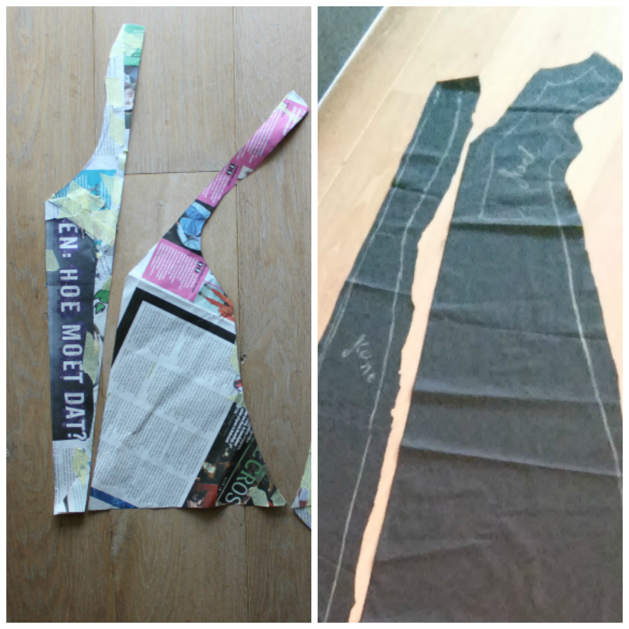 Difference in dart pattern