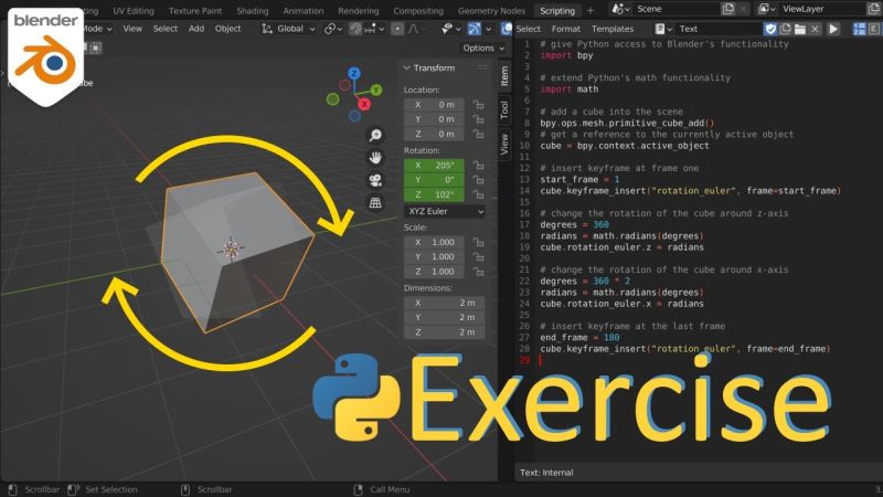 Beginner Python Exercise In Blender Make A Cube From A List Of Vertices Blendernation Bazaar - Gradient Textures - Creative Mobile Collection
