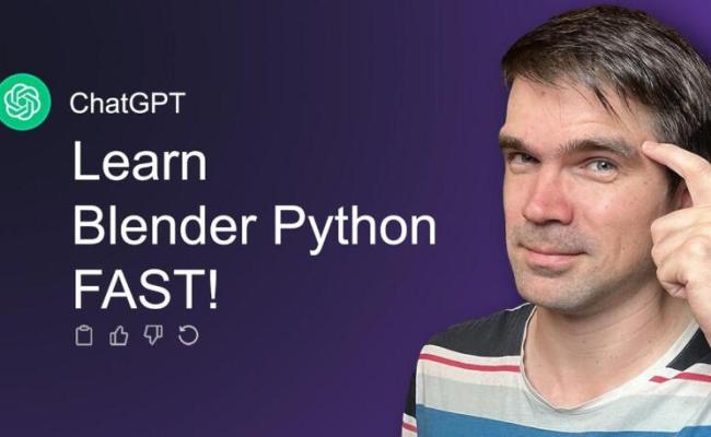 How To Learn Blender Python With ChatGPT | BlenderNation Bazaar