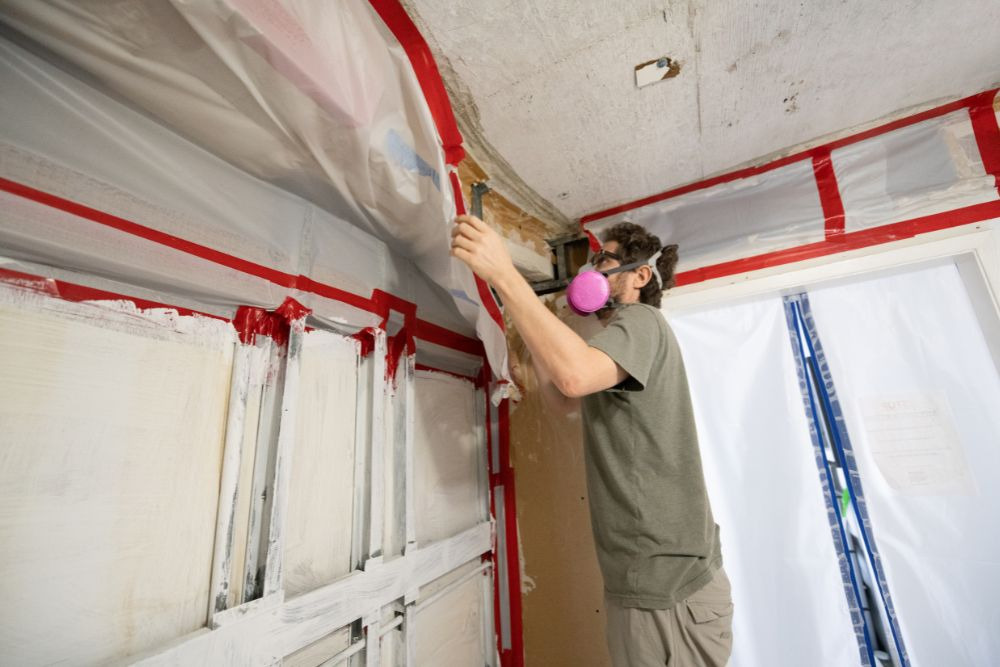 bathroom mold removal redmond professional sealing the bathroom vents in preparation for mold remediation