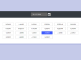 Bootstrap 4 Datepicker Input Form With Button Example