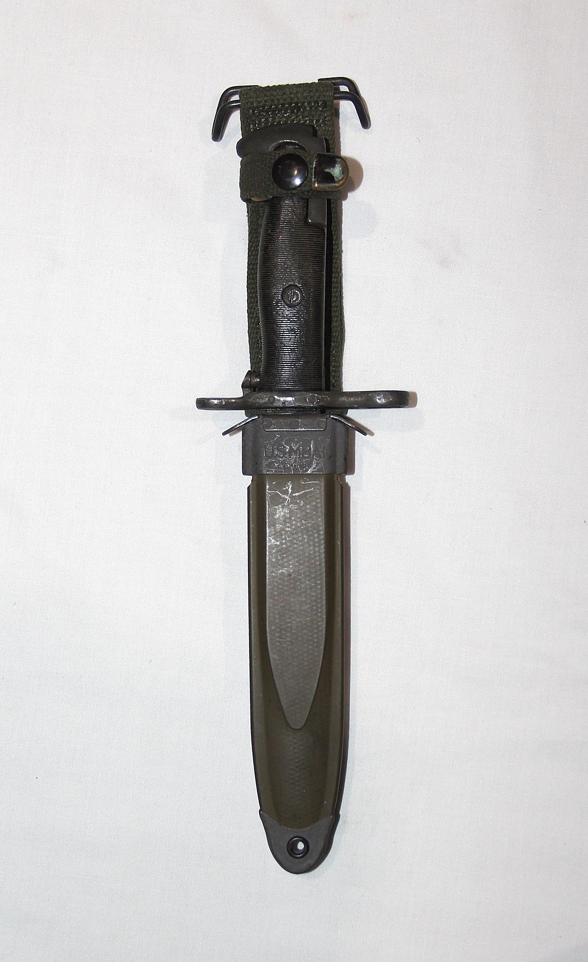 T419. KOREAN SHORTENED M1 BAYONET WITH M8A1 SCABBARD - B & B Militaria