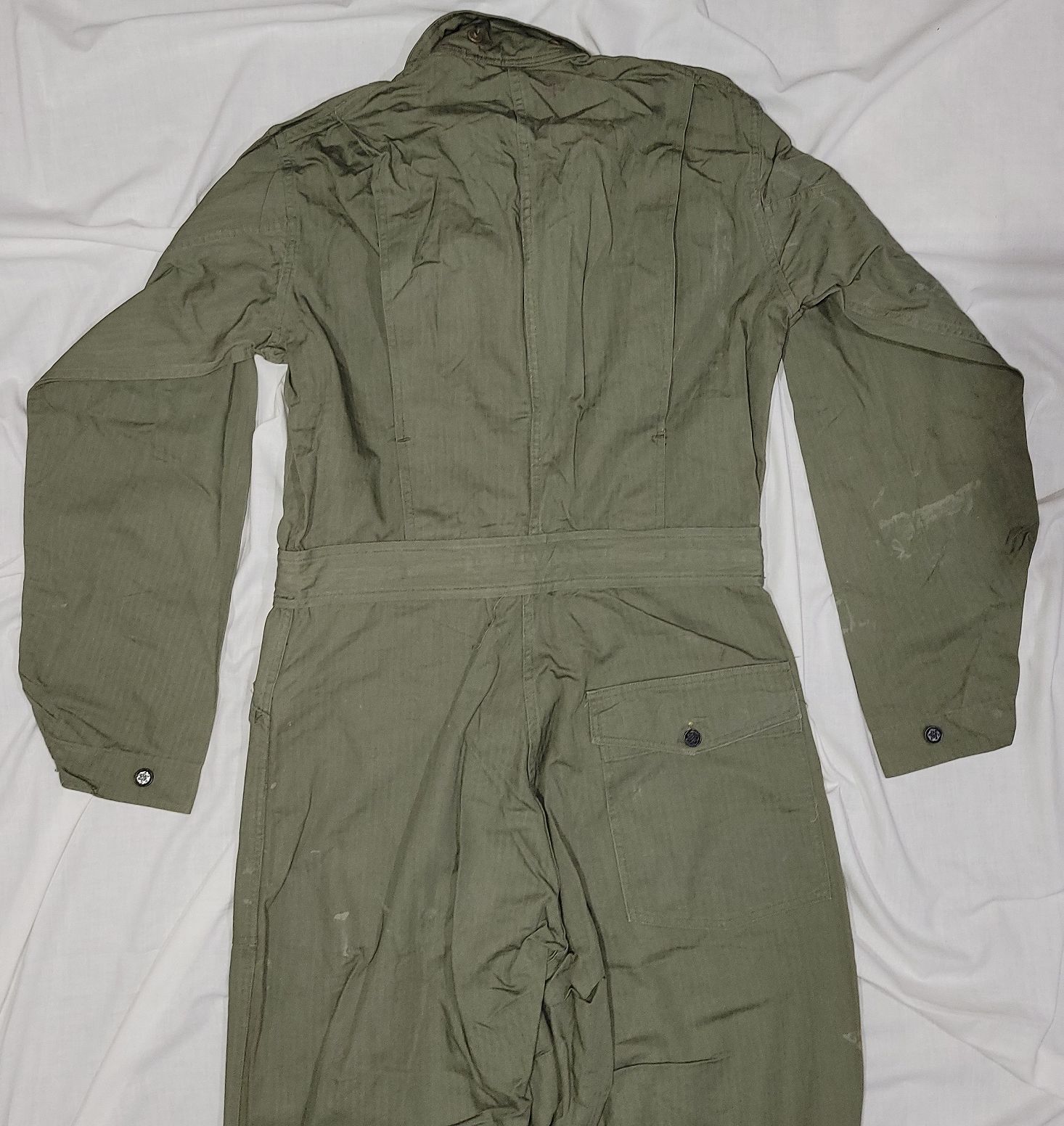 D194. WWII SIZE 40L HBT COVERALLS - B & B Militaria