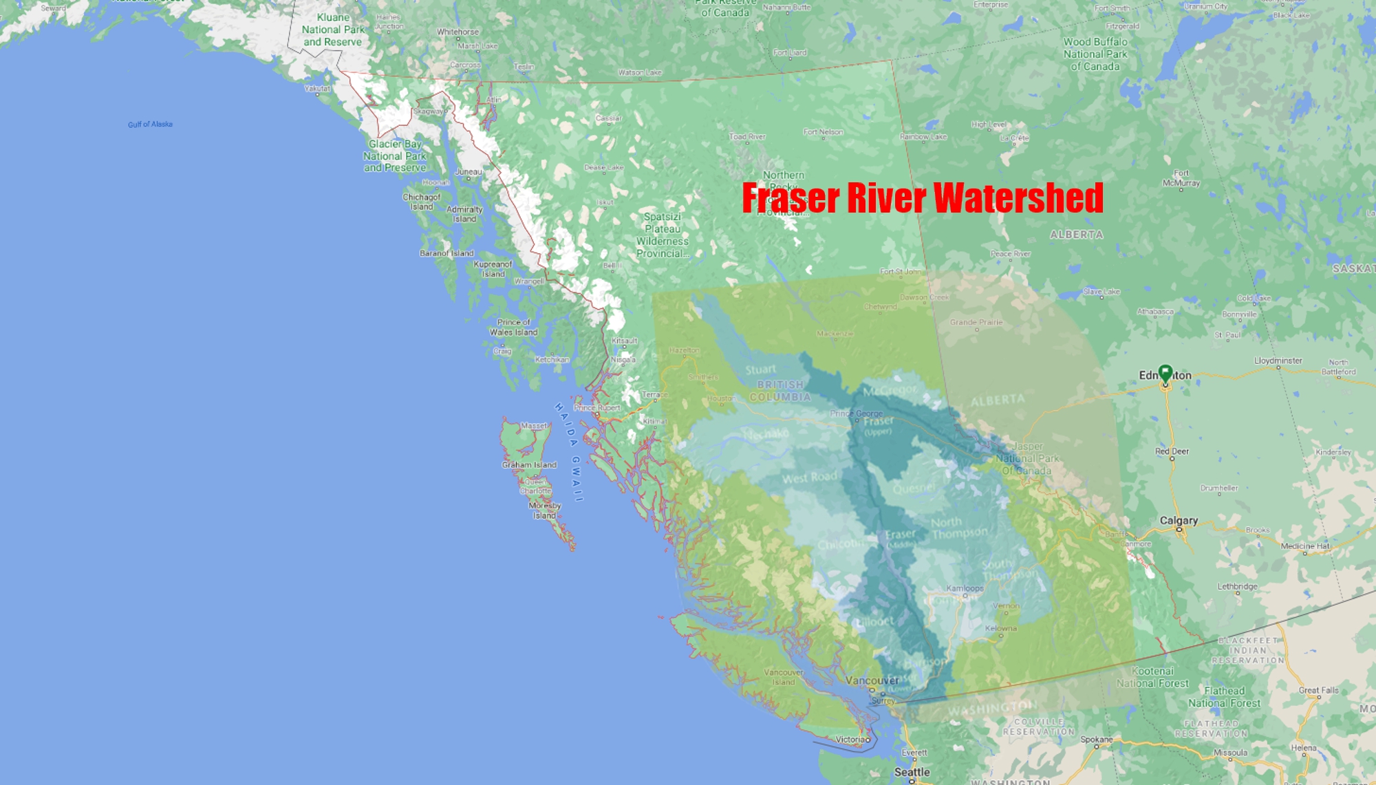 Fraser River Map 12258a 