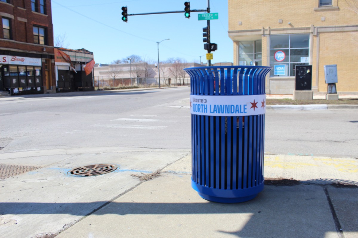 Trash Cans Installed On West Side To Reduce Littering: 'It's Our