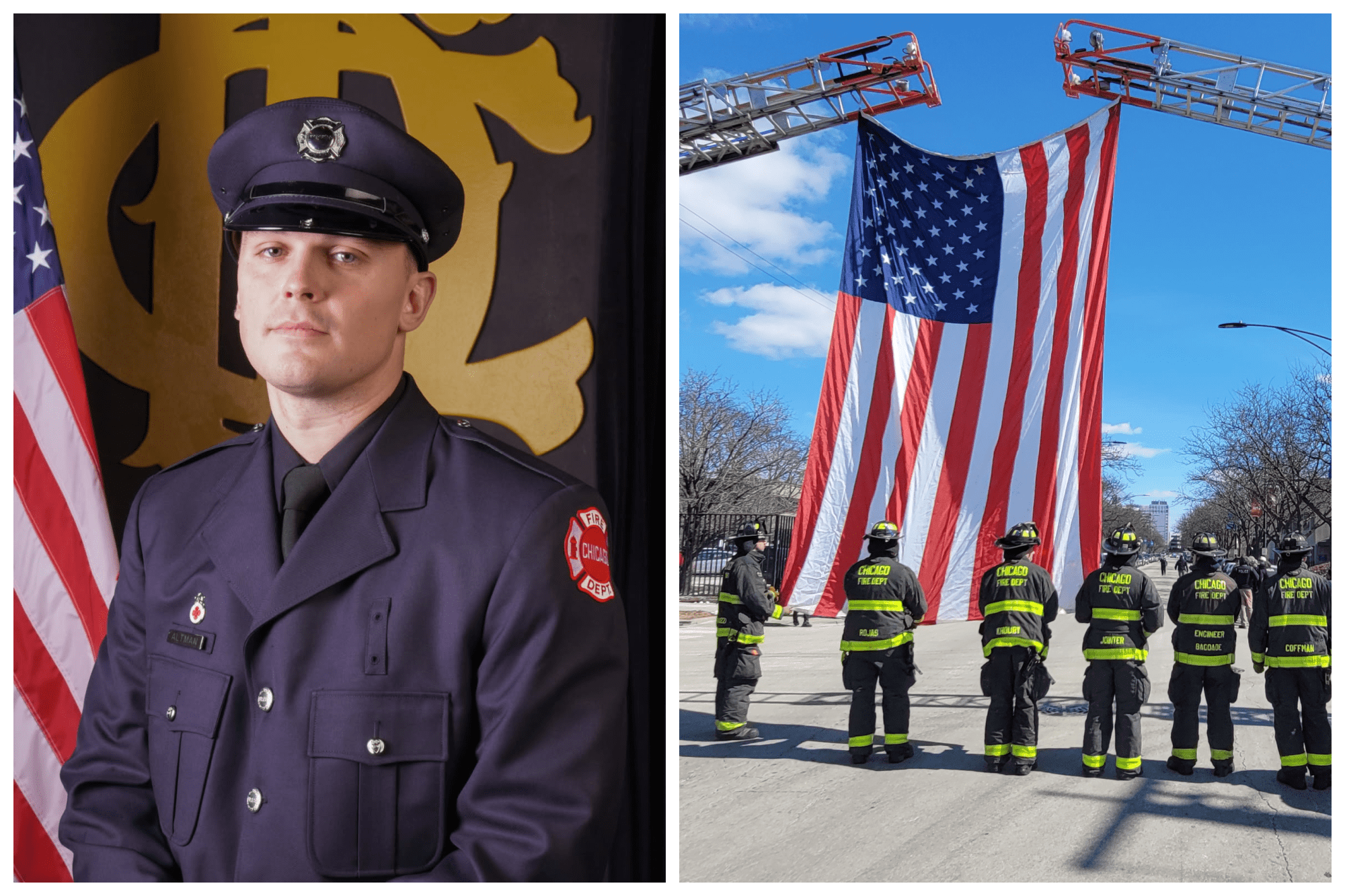 Thumbnail for Funeral For Firefighter Michael Altman Postponed After Wife Goes Into Labor