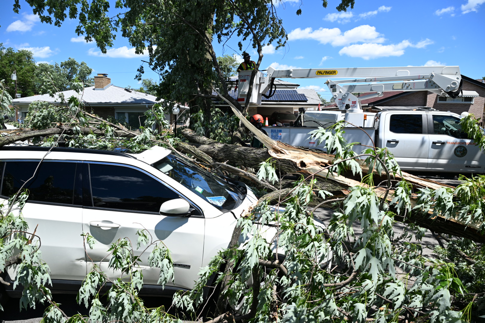 Pritzker Tours Storm Damage, Signs Flood Relief Bill Expanding Local Chicago Programs