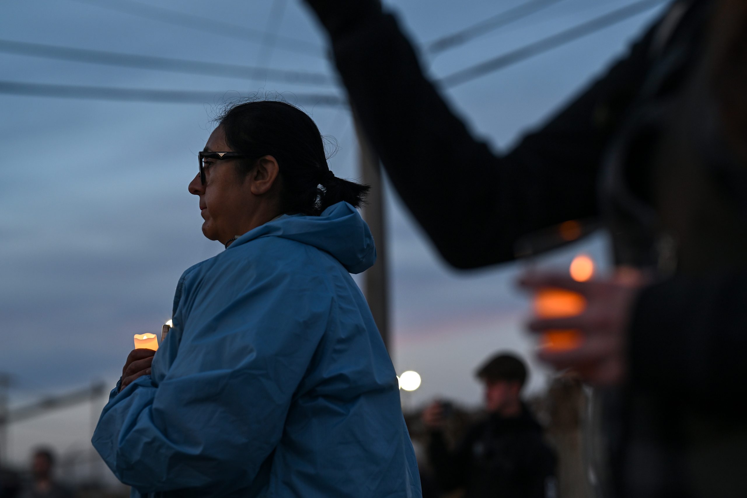 Activists Lay Gravestones Outside Suburban ICE Facility To Honor Those Who Died In Federal Custody