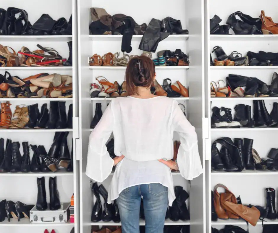 dream closet design shoe storage