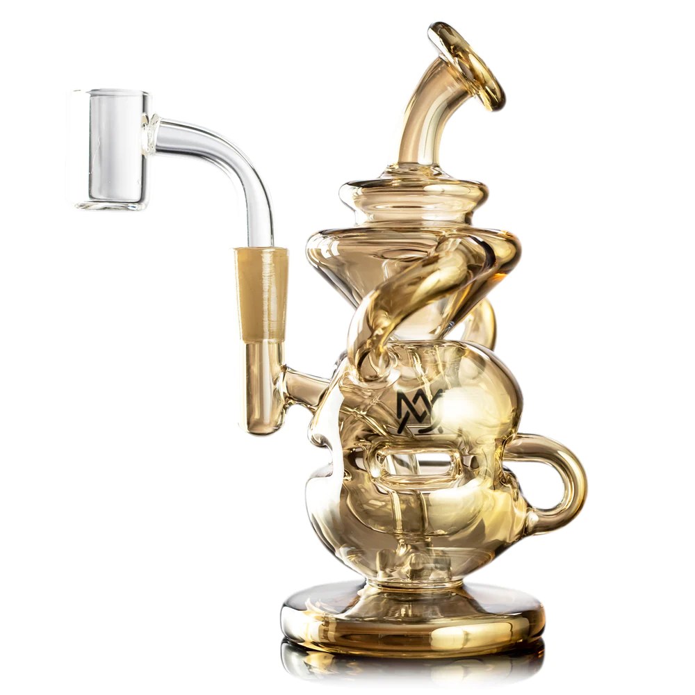Mj Arsenal Infinity Mini Rig - Gold - LE - BC Extract Supply