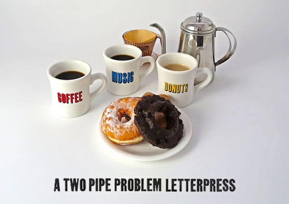 A two pipe problem レタープレス 活版 印刷 レタープレス 絵
