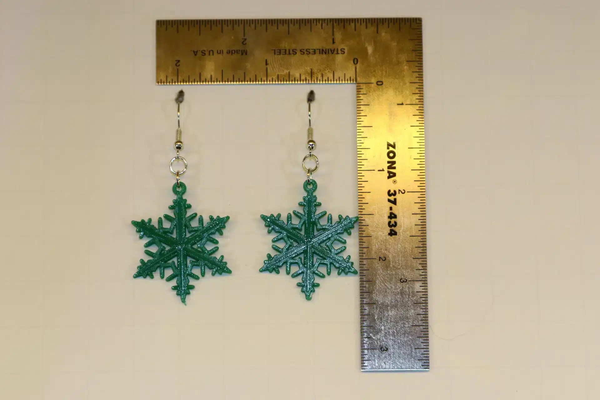 Snowflake Earrings Elegant Winter Jewelry
