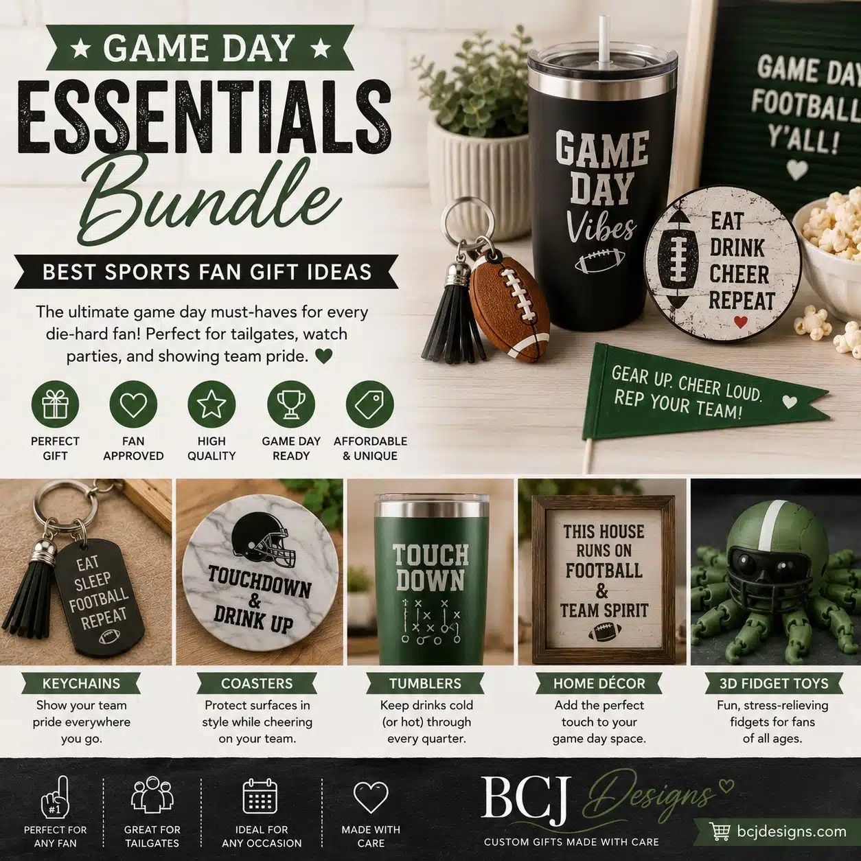 Game Day Essentials Bundle: Best Sports Fan Gift Ideas