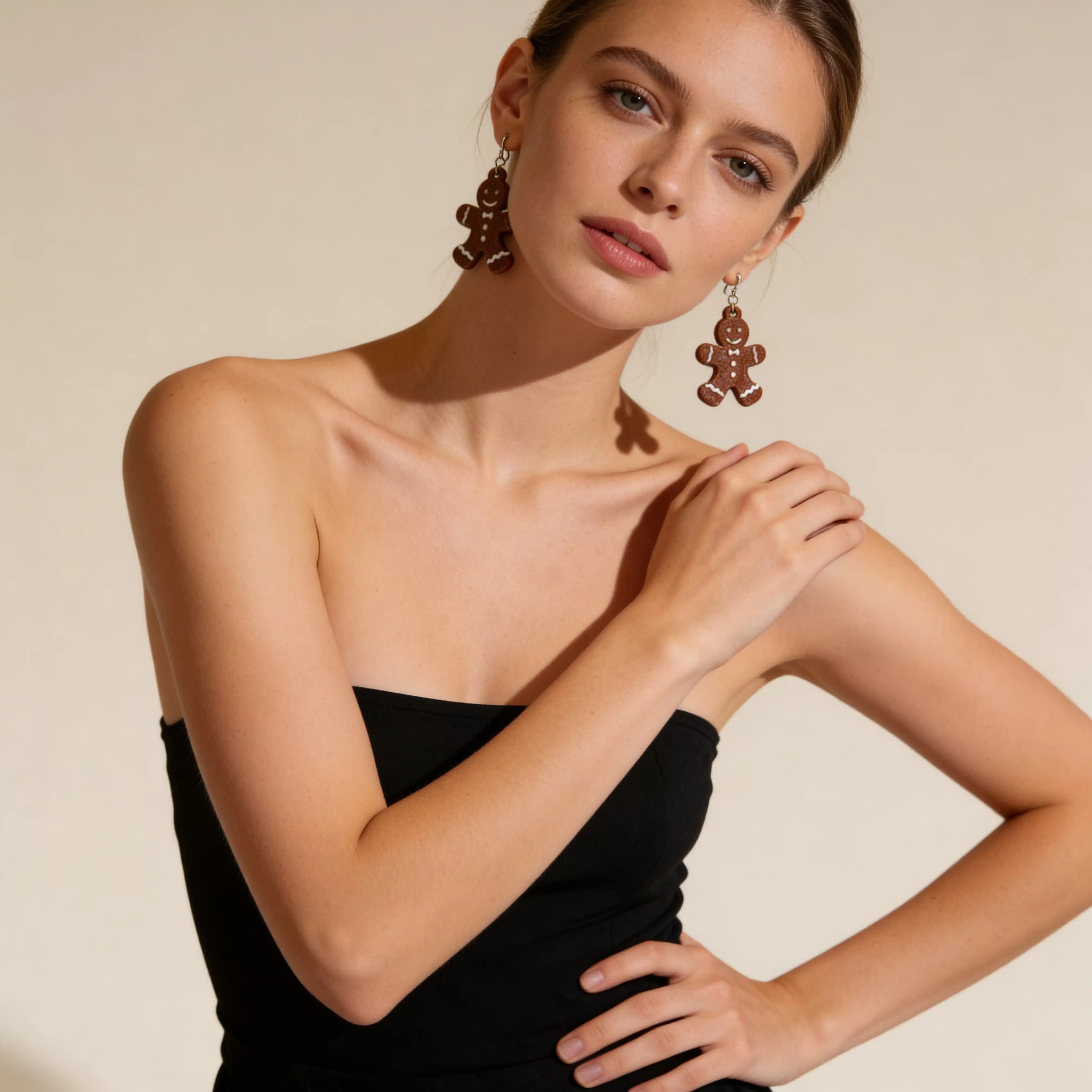 Premium Gingerbread Earrings