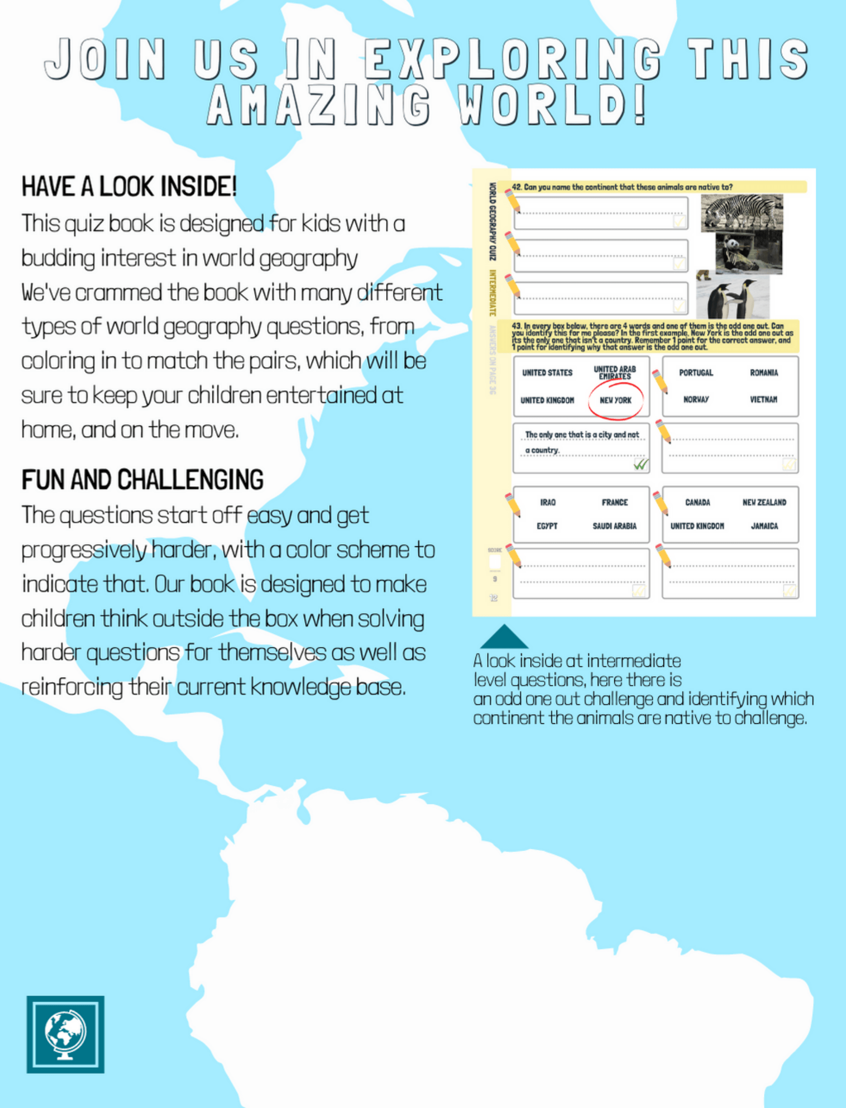 Where can you find the answers to these questions and so many more? World Geography Quiz Book B C Lester Books