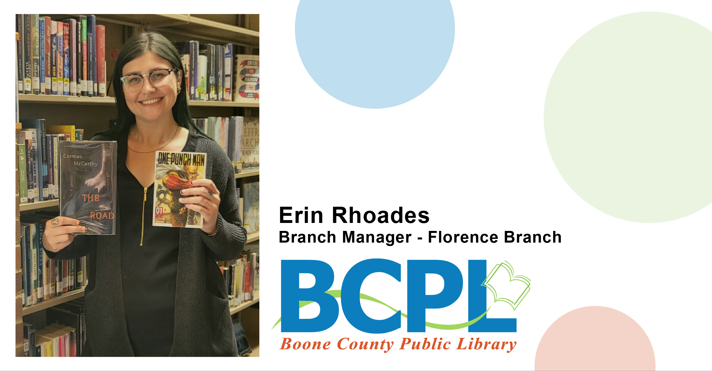 Meet the Branch Managers: Erin Rhoades, Florence Branch – BCPL 