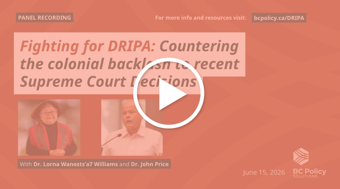 🎬 Fighting for DRIPA: Countering the colonial backlash to recent Supreme Court Decisions