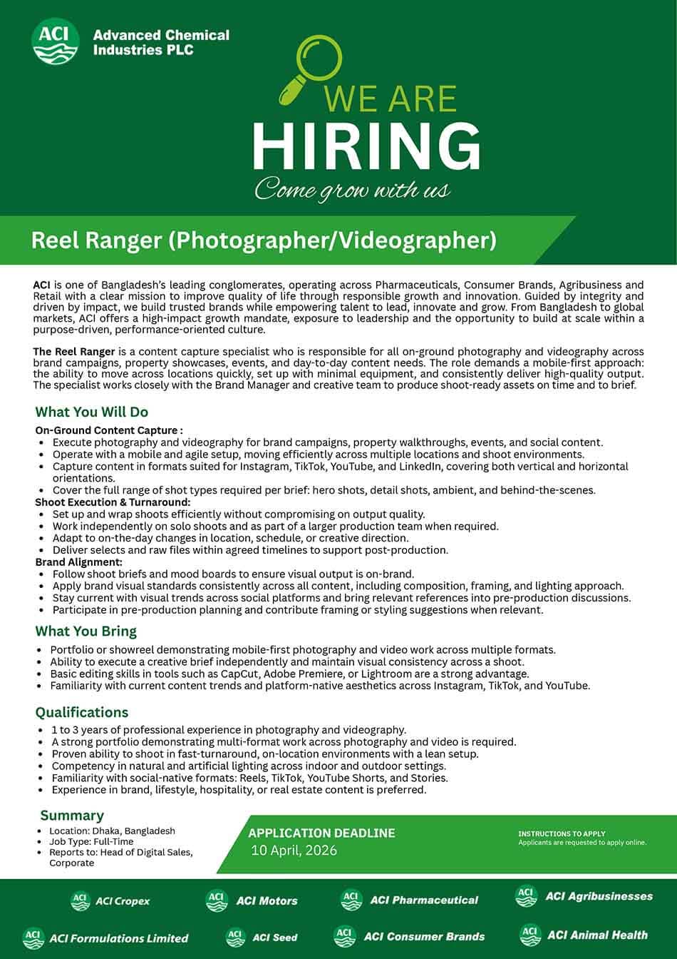 ACI Job Circular 2026