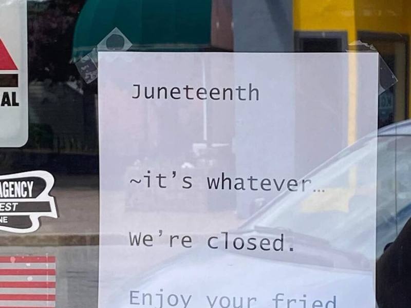 3 insurance companies sever ties with Millinocket firm after racist Juneteenth sign