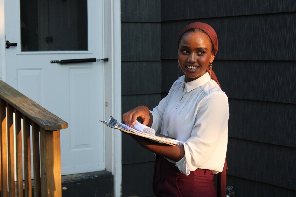 Mana Abdi is running for Lewiston's House District 95.