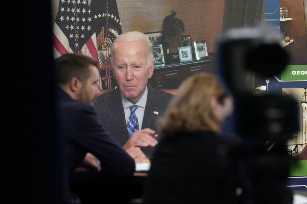 Joe Biden blasted Trump for lacking courage to act during the Jan. 6 mob attack on the Capitol.