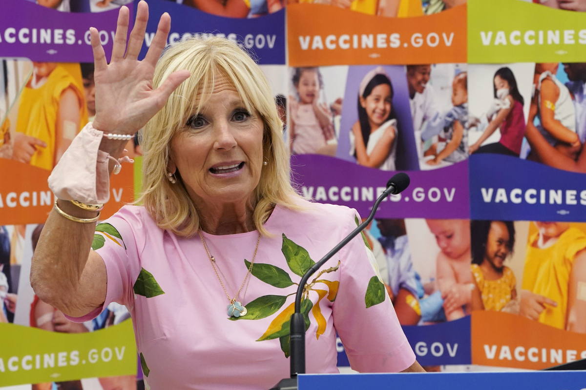 Jill Biden is apologizing after saying Latinos are as "unique" as tacos.