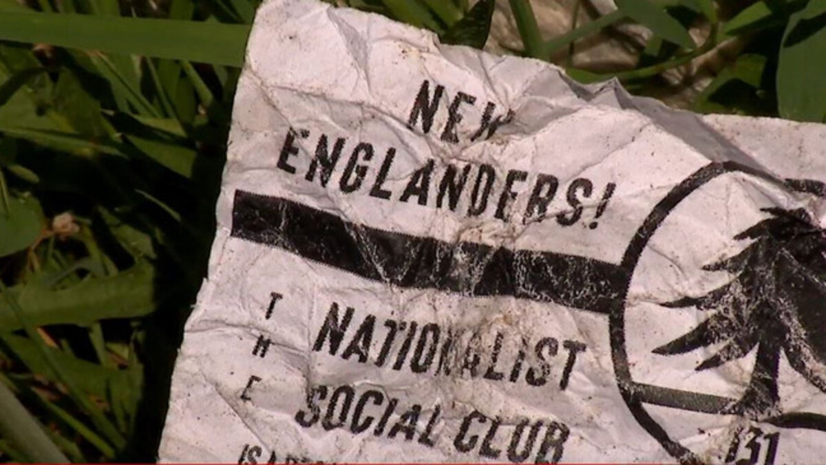Neo-Nazis got a cold reception when they dumped thousands of flyers across Kittery.