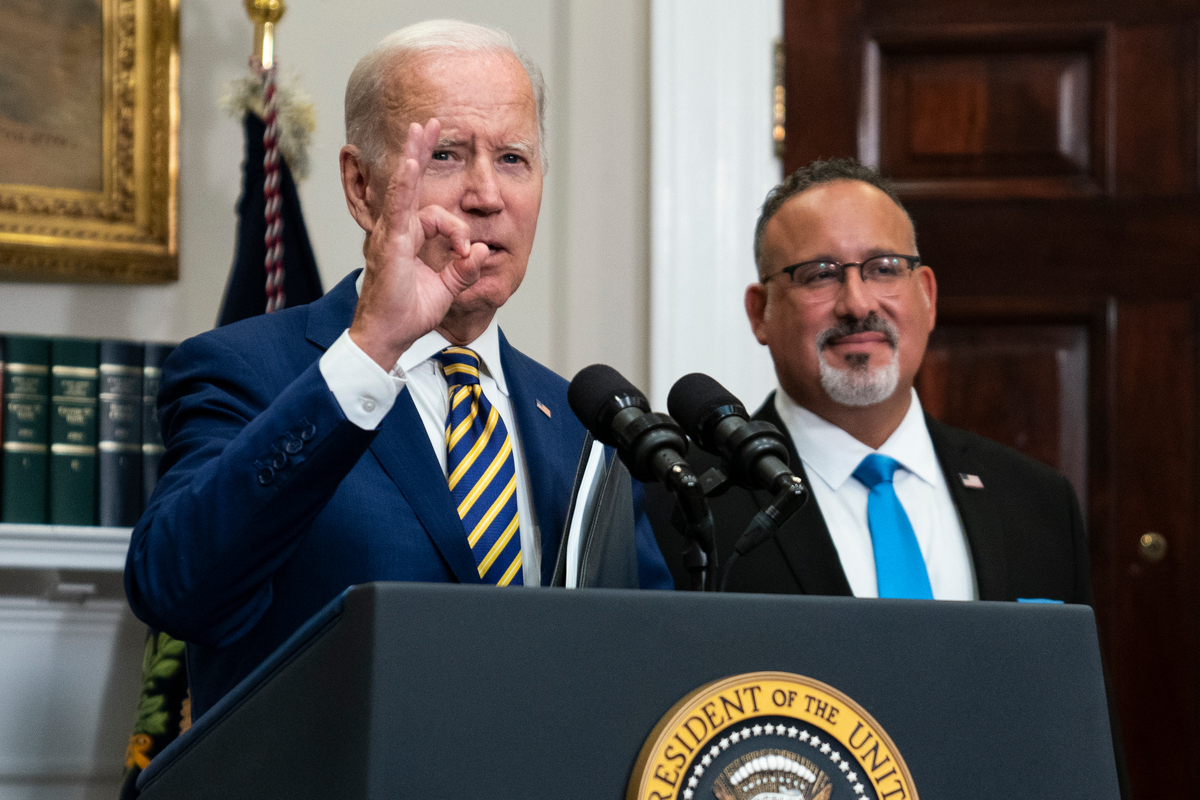 Joe Biden's student debt forgiveness plan is relying on the pandemic and a 2003 law for its legal justification.