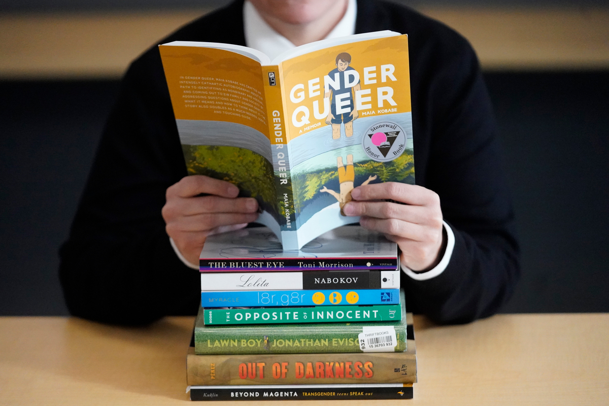The memoir "Gender Queer" has been banned from the Dixfield high school library.