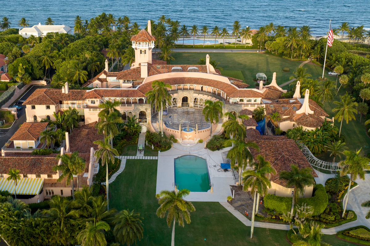 The Justice Department says it has completed a review of potentially privileged papers seized from Donald Trump's Florida estate.