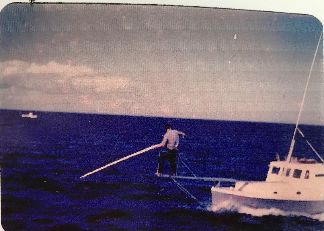 I helped my dad harpoon 700pound bluefin tuna off MDI
