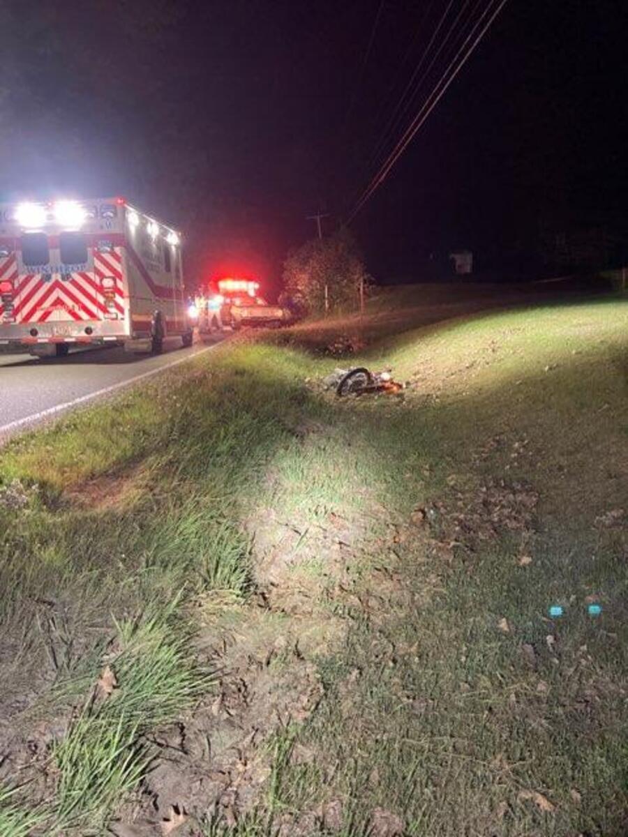 A man was killed in a Readfield motorcycle crash.