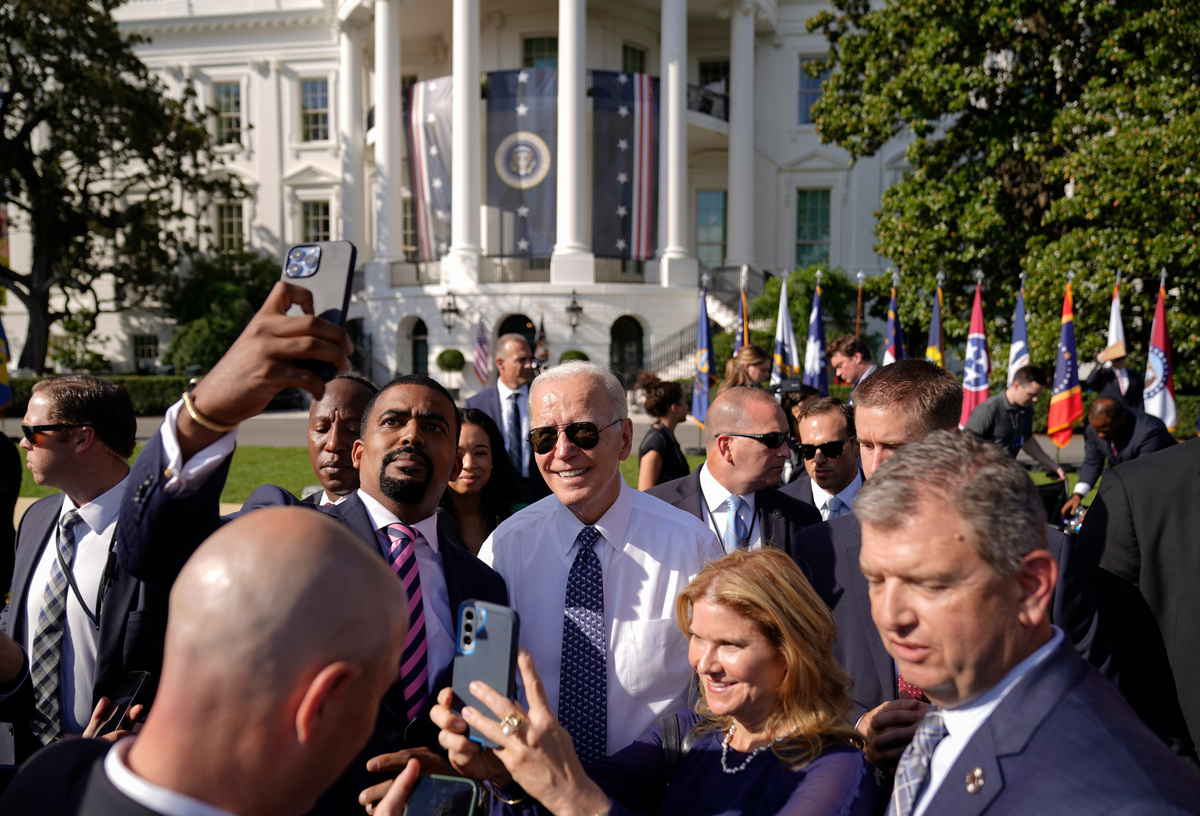 Still, Joe Biden's approval rating remains underwater, with 53 percent of U.S. adults disapproving of him.