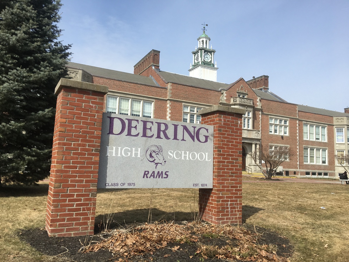 Deering High School.