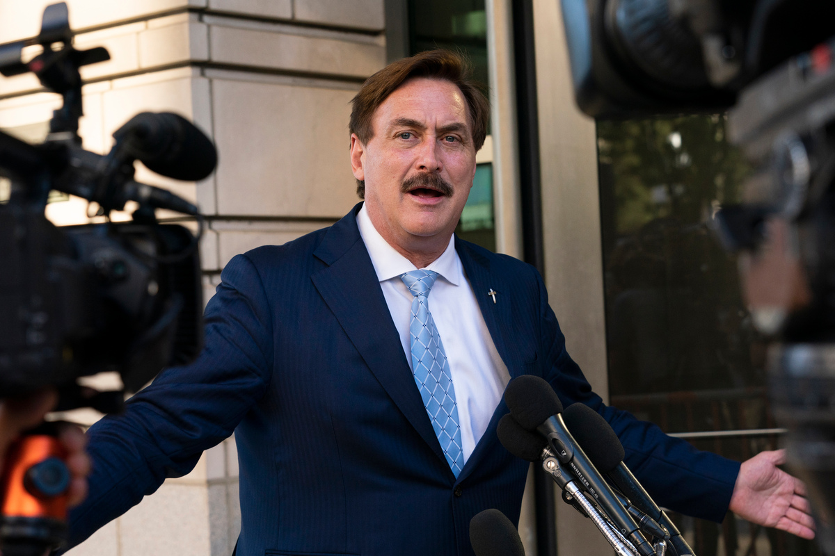 MyPillow executive Mike Lindell says the FBI has seized his cellphone.