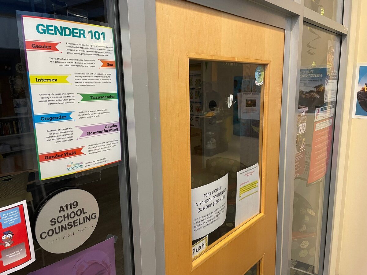 Some parents are upset about a sex education poster at a Farmington high school.