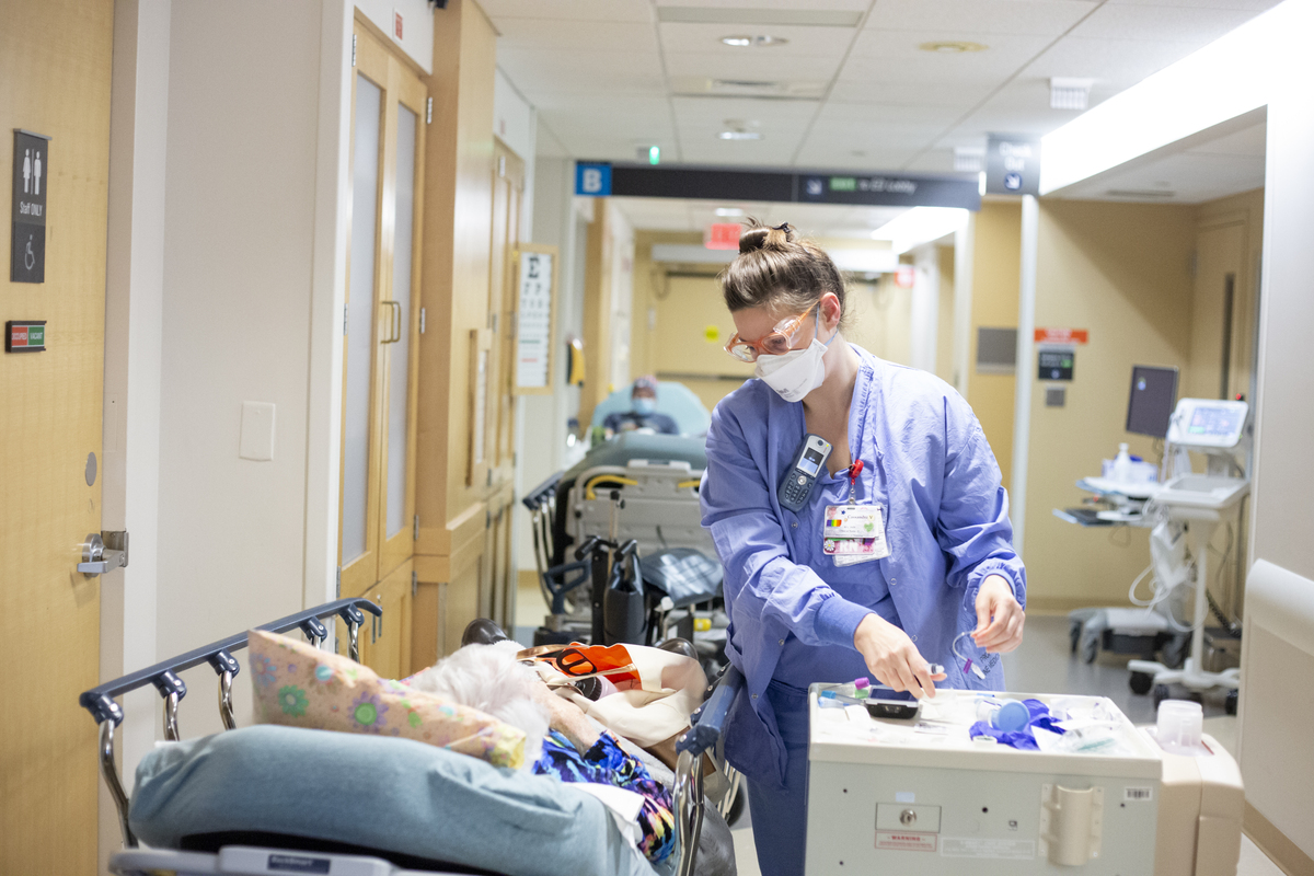 Maine's COVID-19 hospitalizations have fallen 9 percent over the past seven days.