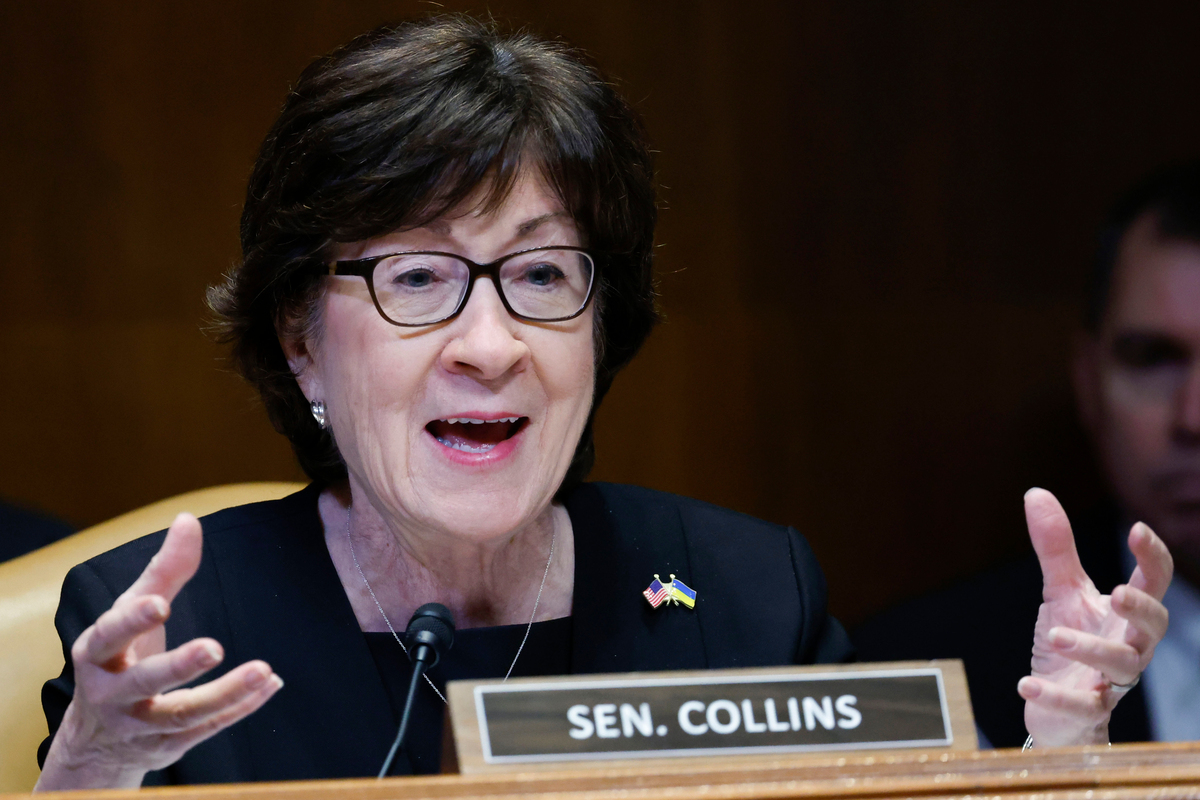 Susan Collins is in line to become the top member of a key defense appropriations committee.
