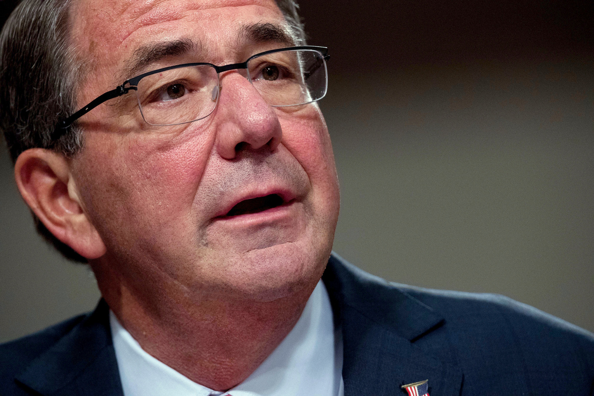 Ash Carter died Monday evening after suffering a heart attack in Boston.