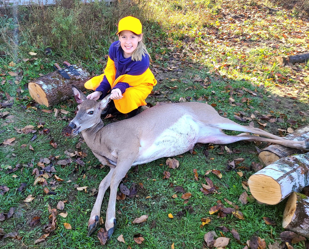 Owen Arsenault wasn't about to be outdone by his older sister Emileigh, but it was a friendly competition.