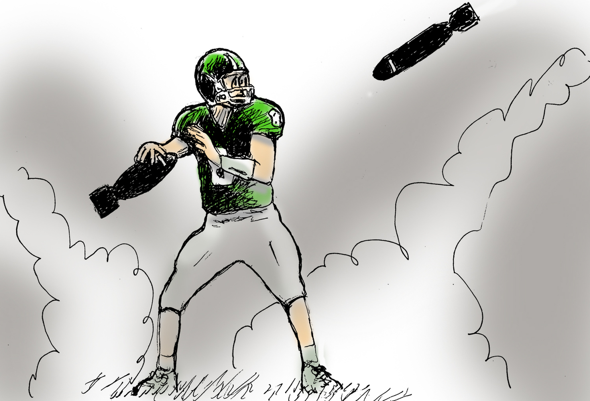 "Perhaps this American affinity with militarism is what draws us to football and allows us to tolerate the violence embedded in the game."